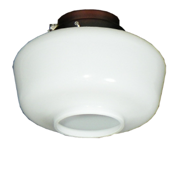 112 Open Bottom Globe White