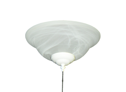 176 Basic Glass Bowl Light in Alabaster