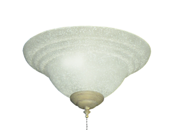 178 Textured White Glass Bowl Light