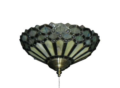 194 Peacock Tiffany Glass Specialty Bowl Light