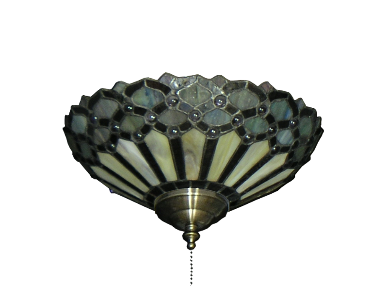 194 Peacock Tiffany Glass Specialty Bowl Light