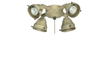 45 4-Light Adjustable Fitter (Glass Sold Separately)