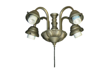 49 4-Light Fountain Fitter (Glass Sold Separately)