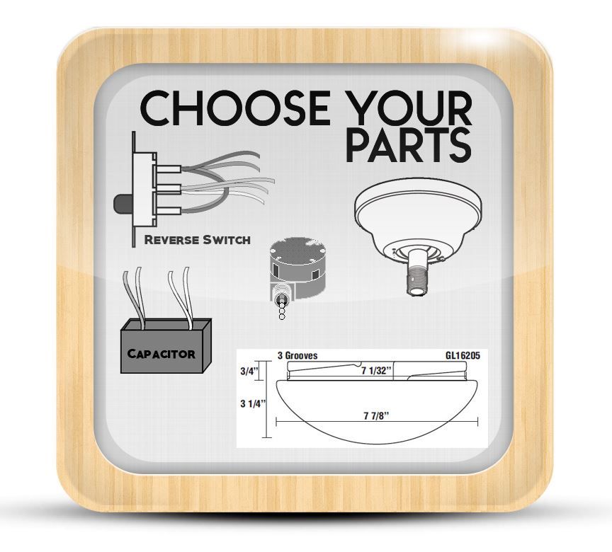 Picture for category Ceiling Fan Parts
