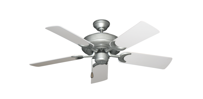 Raindance Brushed Nickel BN-1 with 44" Pure White Blades