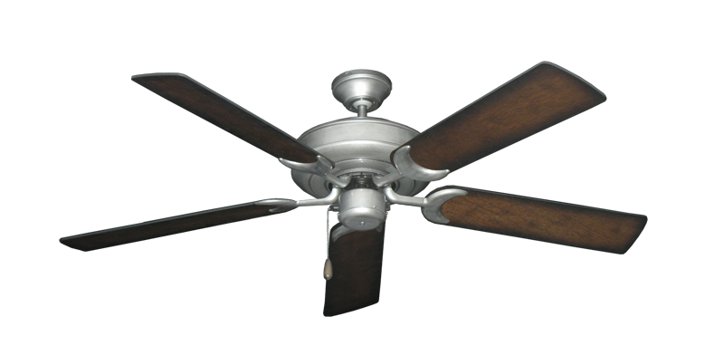 Raindance Brushed Nickel BN-1 with 52" Distressed Hickory Blades