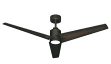 Reveal 52" WiFi Enabled Indoor/Outdoor Modern Ceiling Fan in Oil Rubbed Bronze with Remote