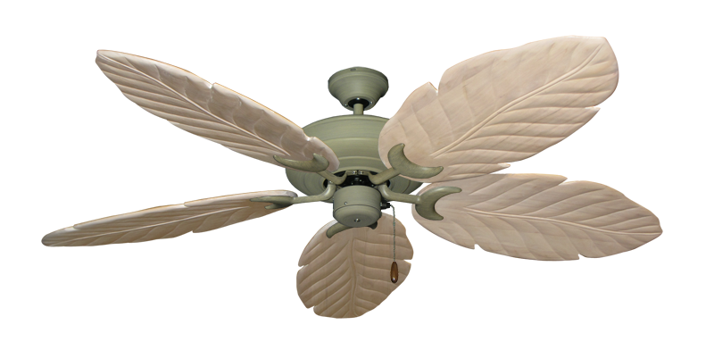 Raindance Driftwood with 58" Series 100 Arbor Whitewash Blades