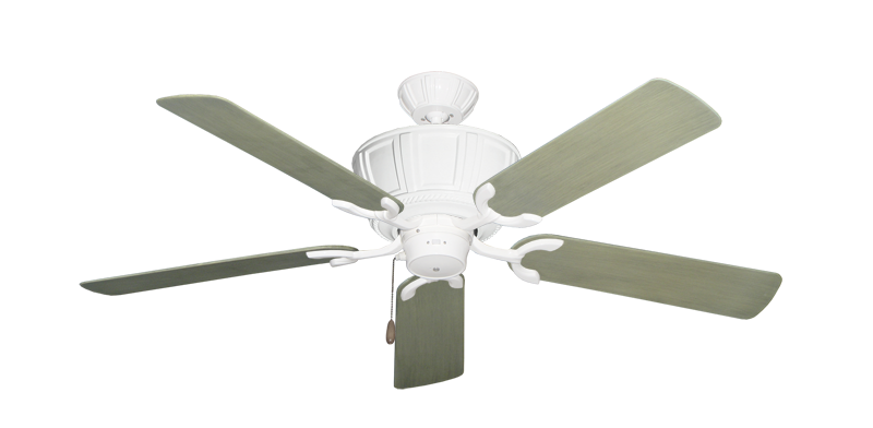 Centurion Pure White with 52" Outdoor Driftwood Blades