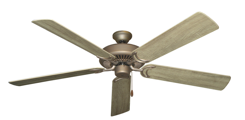 Riviera Antique Bronze with 60" Beachwood Blades