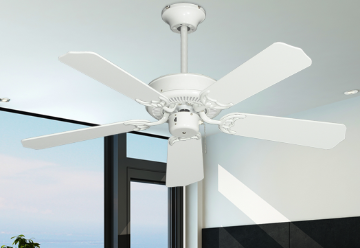42" Bermuda Breeze Ceiling Fan in Pure White