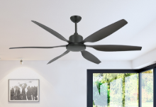 Titan II Oil Rubbed Bronze with 66" Resin Oil Rubbed Bronze Blades with Remote