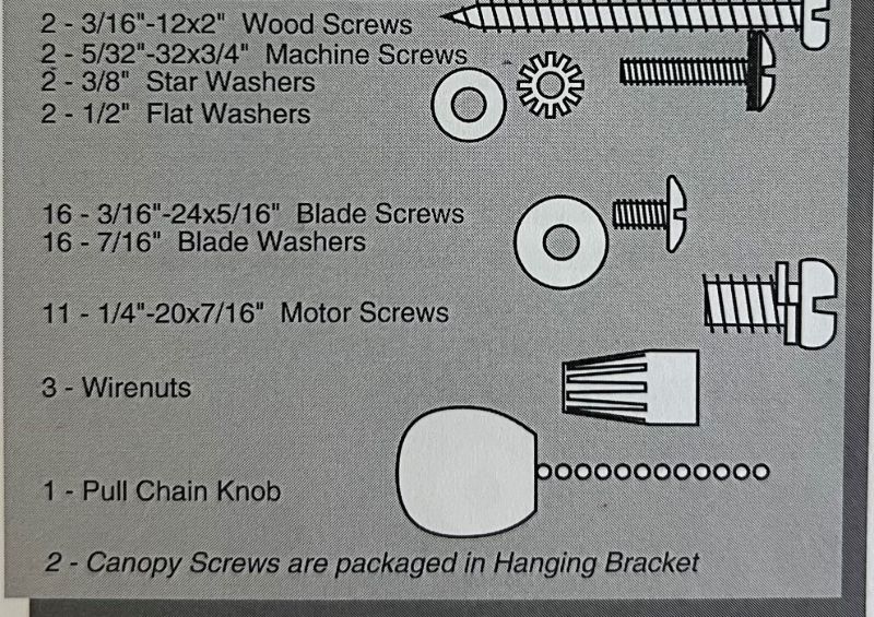REPLACEMENT SCREWPACK