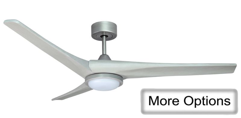 Cantina 52" WIFI Indoor/Outdoor Brushed Nickel-1 Ceiling Fan with remote and light